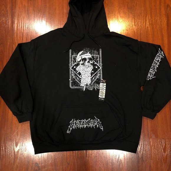 Hot Topic Shirts | Metallica One Hoodie Black | Color: Black | Size: M | The_Shop__'s Closet